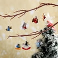 thumbnail image 4 of YSABOOX 30pcs Natural Wood Mini Christmas Tree Ornaments Set Handcrafted Festive Decor for Holiday Home Gift and DIY Crafts, 4 of 7