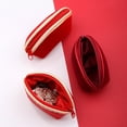 thumbnail image 2 of Farfi Jewelry Bag Portable Red Velvet Zipper Small Coins Holder Ring Bracelet Necklace Earrings Dumpling Pouch Home Supplies (Type C), 2 of 13