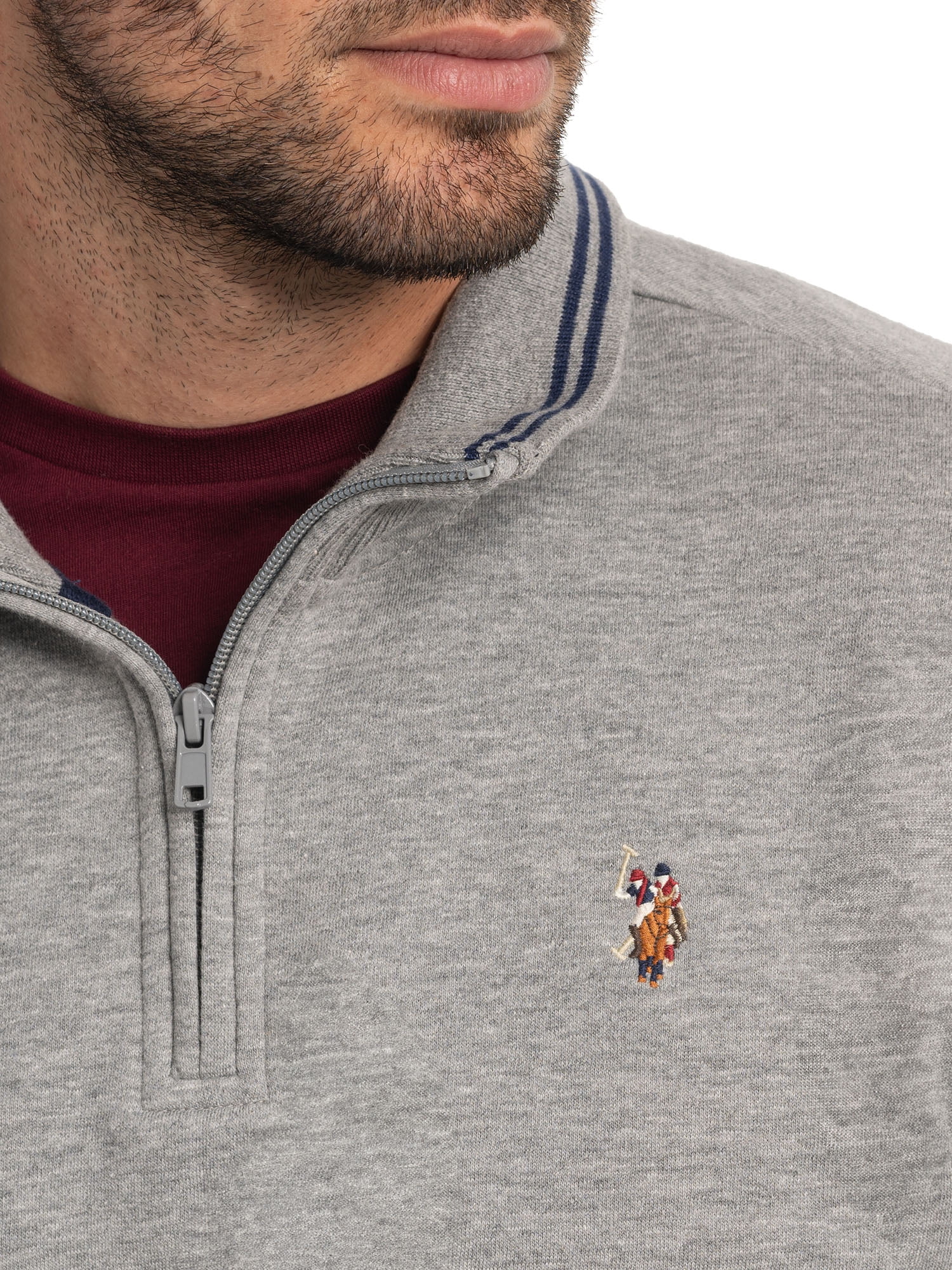 U.S. Polo Assn. Men's Fleece Quarter Zip Pullover