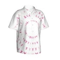 thumbnail image 2 of Fotbe Breast Cancer Awareness (4) Hawaiian Shirt For Men Unisex Summer Beach Casual Short Sleeve Cotton Linen Button Down Shirts-Large, 2 of 9