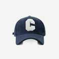 thumbnail image 6 of Fashion Corduroy Baseball Cap Ladies Letter C Snapback Hat Women Shopping Dress Up Adjustable Casual Caps Hip Hop Hats New Corduroy Hat Low Profile Baseball Caps Sun Hat Adjustable Trucker Cap, 6 of 7