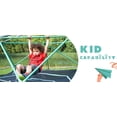 thumbnail image 3 of EUROCO 1000LBS 13 FT Outdoor Dome Climber for 5-7 Kids, Jungle Gym with Hammock for Kids Outdoor Play Equipment , Anti-Rust, UV Resistant, Easy Assembly, Age3+, Green, 3 of 8