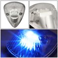 thumbnail image 3 of DNA Motoring CBL-DR94-CH-B For 1994 to 1998 Dodge Ram 1500 2500 3500 BR 5 X LED Cab Roof Top Lights (Chrome Housing Blue LED) 95 96 97, 3 of 4