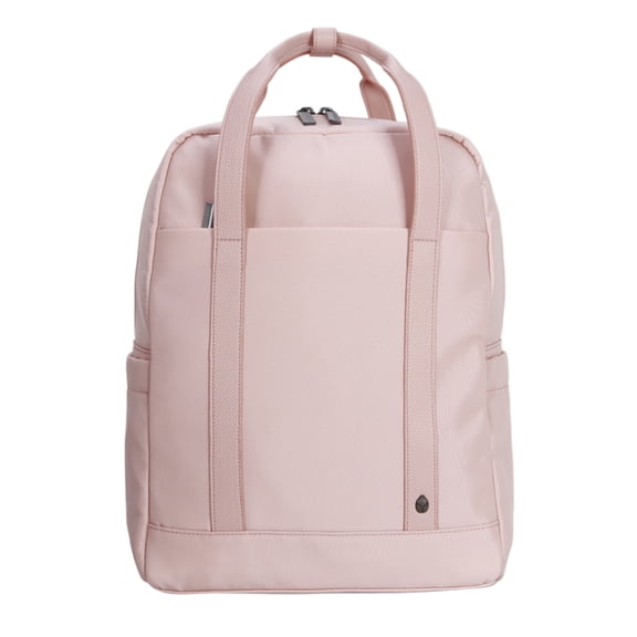 Open Box btL 16-inch Nylon Convertible Travel Backpack Tote with 15-inch Laptop Sleeve, Rose Smoke