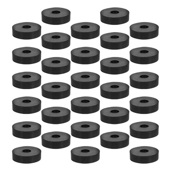 HOMEMAXS 30pcs Rubber Washers Vibration Isolation Pads Heavy Duty Rubber Washers for Equipment Noise Reduction Washers Anti-Vibration Grommets for Home Appliances