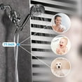 thumbnail image 4 of HOPOPRO Shower Hose 71 inch Replacement Shower Hose Universal Handheld Shower Head Hose -Chrome, 4 of 6