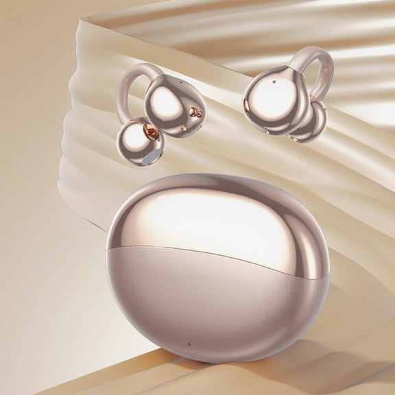 AI Translation Earbuds - OWS Clip-On Bluetooth 5.4 Headphones with All-Day Comfort