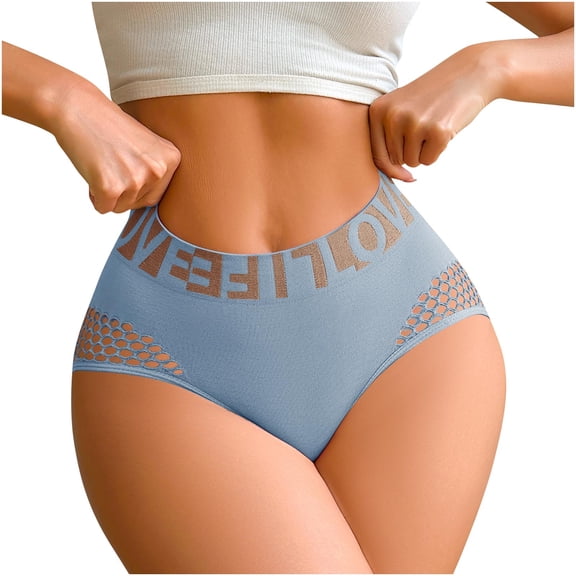 Byworldtasic Full Coverage Underwear for Women Soft Mid Rise Panties Breathable Briefs Underpants