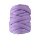 thumbnail image 1 of Hilo grueso de 0,55 libras, hilo voluminoso, grueso, para tejer a mano, suave, de 39,4 a 46 pies, hilo gigante para violeta claro, 1 of 9