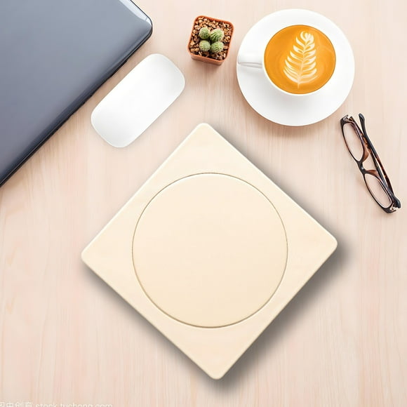Amzcrzy Kitchen & Dining, Kitchen Utensils, Kitchen Gadgets, Thermostatic Cup Pad 55 Degrees Coffee Warming Cup Pad Gravitys Activated Heating Cup Pad Hot Water Cup Base Plastics cup ma ts