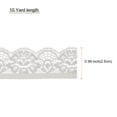 thumbnail image 2 of Uxcell Lace Trim Vintage 0.98" x 10yards White Lace Ribbon For Clothes Fabric Wedding Decoration Gift Wrap, 2 of 5