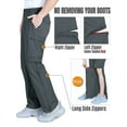 thumbnail image 3 of Off Road Ventures Mens Convertible Hiking Pants Quick Dry Lightweight Stretch Zip Off Cargo Fishing Pants for Outdoor Travel, 3 of 7