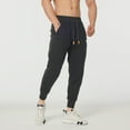 thumbnail image 3 of Pantalones deportivos para hombre, para correr, fitness, uso diario, ocio, colocación, entrenamiento, tejido compuesto, talla grande, 3 of 5
