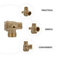 thumbnail image 6 of OUNONA Copper Air Compressor Valve Air Compressor Pressure Valve Golden 1Pack, 6 of 6