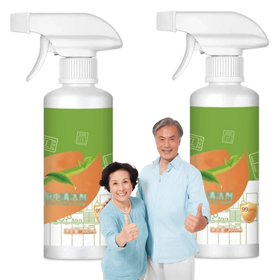Fly Natural Enzyme Formula to Household Appliances,Fly Multi-Purpose Cleaner,Kitchen Appliance Cleaner,For Hold,Oven,Stove,Range Hood , Multi-purpose Household and Kitchen Cleaning Spray(2PCS)