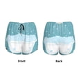 thumbnail image 3 of Balery Bathtub with Soap Bubbles Pantalones cortos deportivos para mujer con forro y dos bolsillos, elásticos, para entrenamiento, gimnasio, yoga-X-Large, 3 of 7