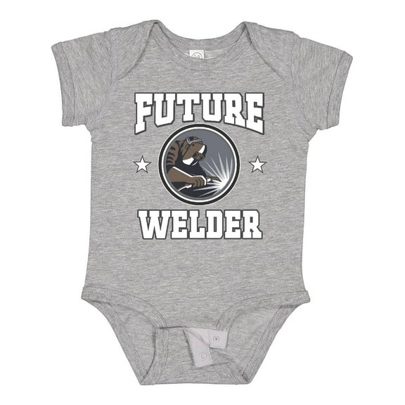 Inktastic Welding Future Welder Fabricator Boys or Girls Baby Bodysuit