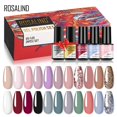 thumbnail image 2 of ROSALIND Gel Esmalte de Uñas Set 24 UNIDS Invierno Semi Permanente Gel Barniz Híbrido Necesita Base Top Coat Nails Art Kit de Esmalte de Uñas Tan Jianjun unisex, 2 of 2