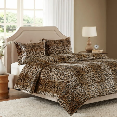 Better Homes and Gardens Faux Fur Bedding Comforter Mini Set - Walmart.com