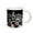 White, variant on 3drose, Elegant Black and White Chess Board with Silver Tones Hobby Chess, 11oz Magic Transforming Mug