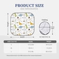 thumbnail image 3 of Gukieu Dinosaur Print Car Windshield Sun Visor, Foldable Anti-UV Car Sun Visor Suitable for Vans, Trucks Car Accessories-Medium, 3 of 6