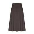 thumbnail image 6 of Byworldtasic Womens Skirts Knee Length Long Skorts for Women Dressy Casual Midi Skort Summer Travel Modest Skirts, 6 of 8