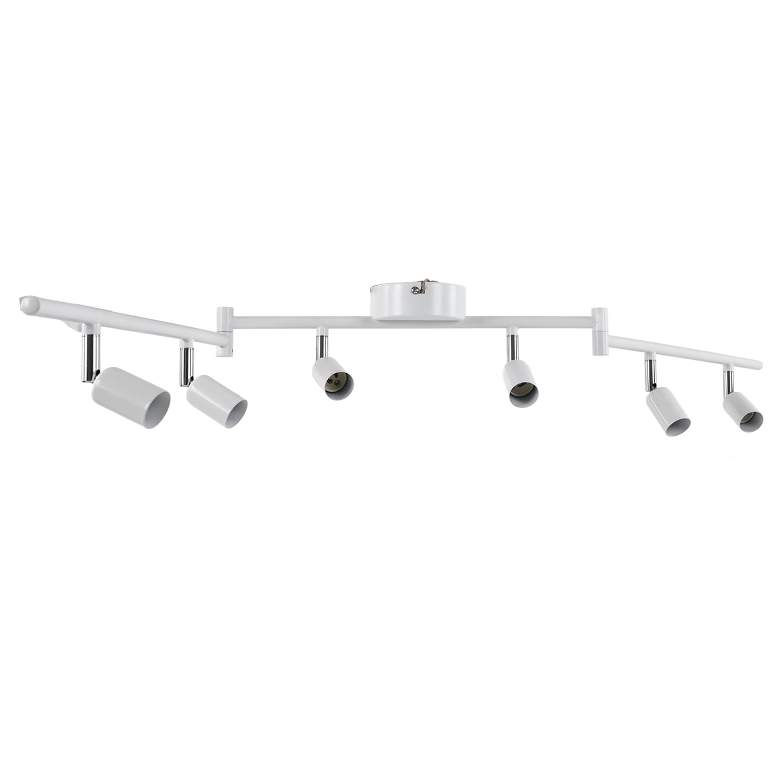 OTVIAP 1969 Inches White Finish Rotatable Head Flexible Track Lighting Sets