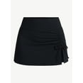 thumbnail image 5 of Time and Tru Women's and Women's Plus Size Ribbed Swim Skirt, Sizes XS-3X, 5 of 5