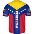 thumbnail image 3 of Custom Venezuela Jerseys for Men Venezuela Flag T-Shirt Venezuela Coat of Arms Shirt Venezuelan Pride Venezuela Flag Jerseys (5XL), 3 of 4