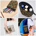 thumbnail image 4 of Lsque Forest Squirrel Pattern Telescopic Pencil Bag Pen Holder Stationery Case, Stand-up Retractable Transformer Bag Organizer, 4 of 6