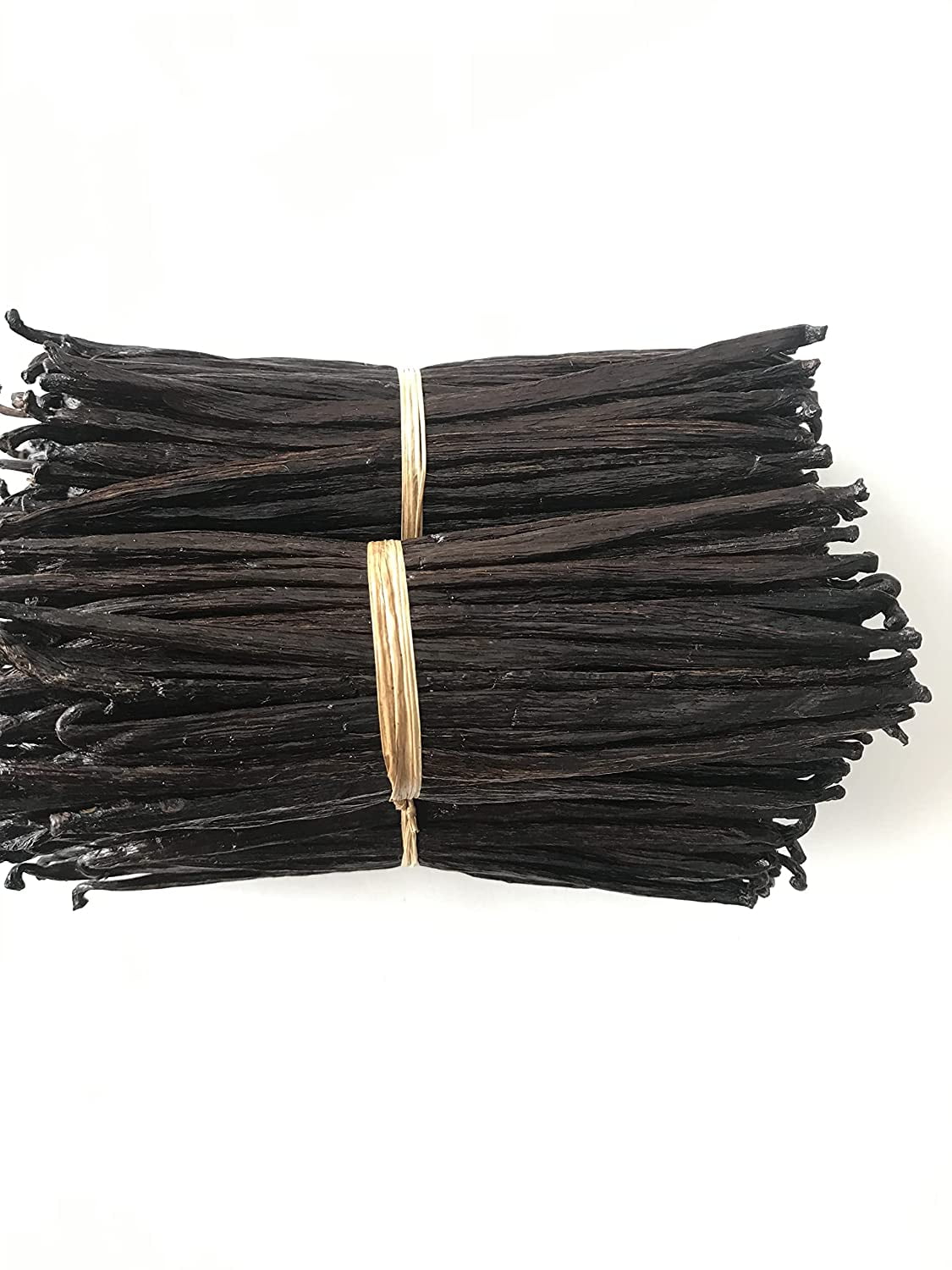 50 Tahitian Vanilla Beans Grade B for extract, Cooking and Baking by FITNCLEAN VANILLA| Fresh 5"-7" NON-GMO Whole Natural Raw Pods