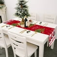 thumbnail image 2 of Buffalo Plaid Winter Christmas Table Runner 14x 71 Inch, 2 of 7