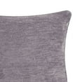 thumbnail image 6 of LR Home Yakar Chenille Poly Filled Pillow in Gray, 24" x 24", 6 of 9