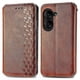 thumbnail image 1 of 5G Magnetic Phone Wallet with PU Leather Rhombus Pattern for Zenfone 10, 1 of 5