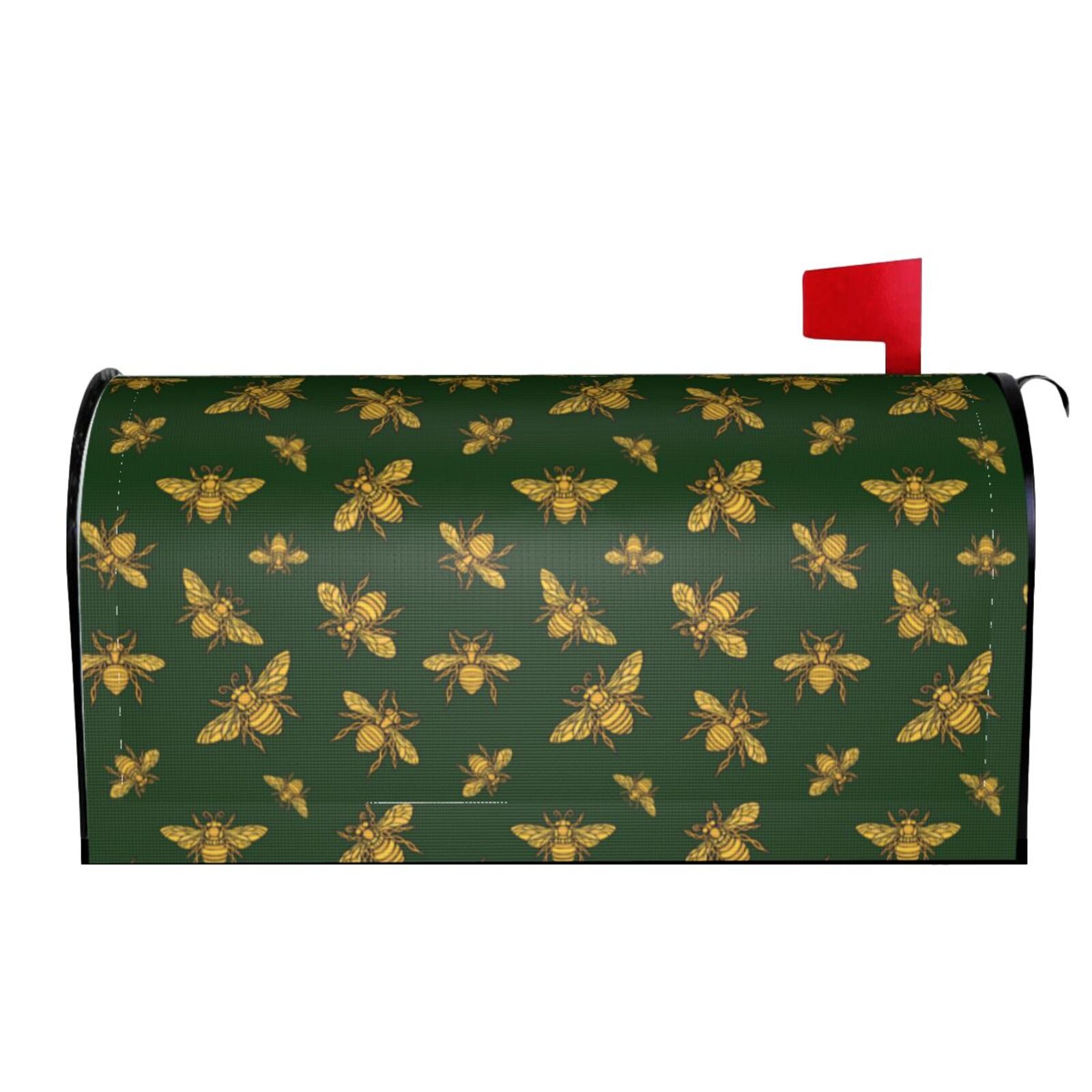 Xecao Hohey Bee for Mailbox Cover with Magnetic Strips, Waterproof and Sunscreen, Adds a Decorative Touch to Your Garden Yard.