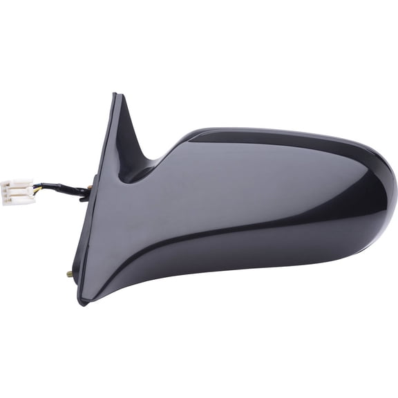 66576M - Fit System Driver Side Mirror for 00-02 Mazda 626 black PTM, non-foldaway, Heated Power
