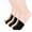 Black+Nude, variant on Manzi 6 Pairs Women Half Toe Topper Socks No Slip Toe No Show Liner Socks for Heels