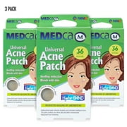 Acne Care Pimple Patch Absorbing Cover - Hydrocolloid Bandages (108 Count) Two Universal Sizes, Acne Spot Treatment for Face & Skin Spot Patch That Conceals Acne, Reduces Pimples and B