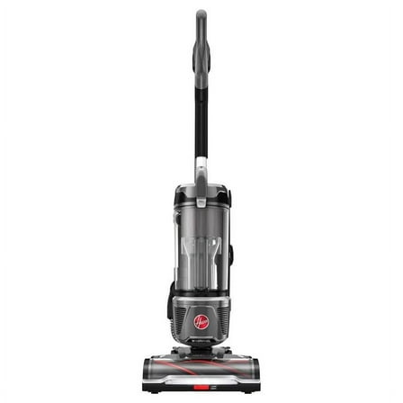 Hoover Bagless Upright Vacuum, WindTunnel Tangle Guard, Powerful, Multi-Surface, with LED, Extension Wand,Turbo, Crevice,& 2-in-1 Upholstery Tool, Lightweight, HEPA Filter, XL Dust Cup, Grey