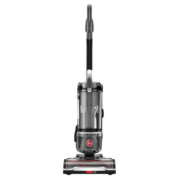 Hoover Bagless Upright Vacuum, WindTunnel Tangle Guard, Powerful, Multi-Surface, with LED, Extension Wand,Turbo, Crevice,& 2-in-1 Upholstery Tool, Lightweight, HEPA Filter, XL Dust Cup, Grey