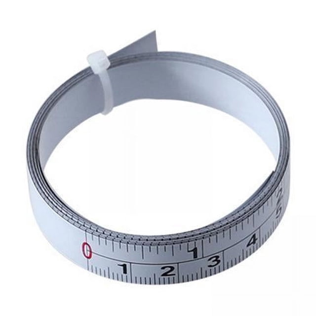 Escala adhesiva,Cinta métrica autoadhesiva de acero de doble escala,Medición de herramientas de carpintería para mesa de dibujo,Cinta métrica de metal con respaldo adhesivo,Regla de banco