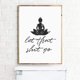thumbnail image 2 of Cartel de baño divertido, impresiones en lienzo y carteles, Let That Shit Go Quote, arte de baño, pintura de pared para hombres, decoración de baño, 20x30cm TUNC Sencillez, 2 of 5