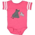 thumbnail image 3 of Inktastic Cute Rhinos Boys or Girls Baby Bodysuit, 3 of 5