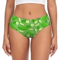 thumbnail image 1 of Balery Green Cucumber Ropa Interior de Algodón para Mujer con Dibujo – Braguitas Cómodas y Elásticas, Estilo Clásico-Medium, 1 of 6