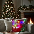 thumbnail image 4 of Hometravel Christmas LED Pillows with Lights, Flashing and Steady Two Mode Switching, Printed Sofa Cushions with Battery Operated LED Effects, 4 of 6