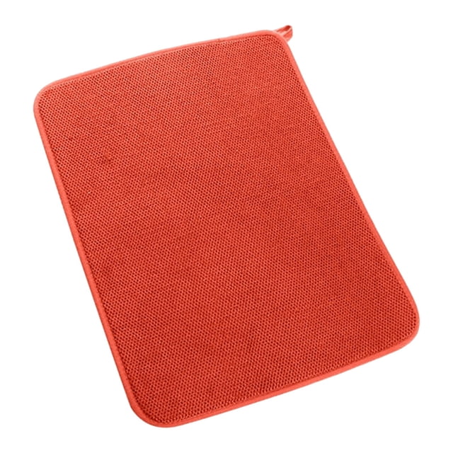 Binwennn Corner Dining Table Set in Kitchen Table Mats Set Chargers 6 Dish Drying Mat For Kitchen Counter Super Absorbent Dish Drying Pads Microfiber Drying Mat Quick Dish Draining Mat