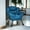 Navy, variant on Demi Bonn Polyester Fabric Large Lazy Chair, Modern Accent Oversized Comfy Reading with Steel Frame and Side Pocket, for Living Room, Bedroom, Dorm, Gray
