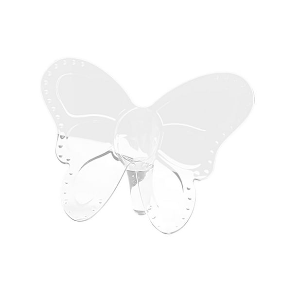 Leodye 1PCS Vase Acrylique Transparent en Forme de Papillon Cadre Photo Art Décoration de Bureau Maison Chaleureuse Cadeau pour Mariage et Étagère -1 1.2 * 8.3 * 7.3 Po