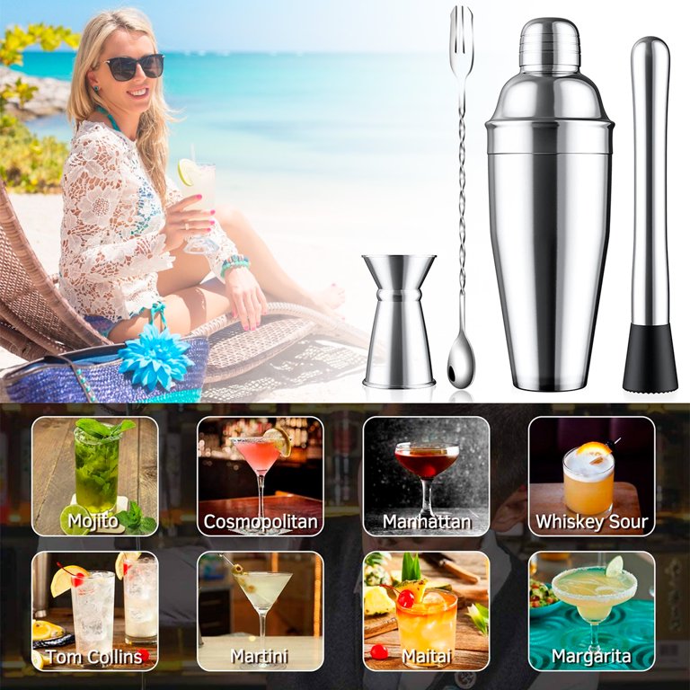 Cocktail Shaker Set Stainless Steel Multifunctional Cocktail