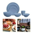 thumbnail image 1 of Accesorios de Cocina en Miniatura Hugo 1 6 Escala Plato Tazón Tazas Set Comida Azul, 1 of 8
